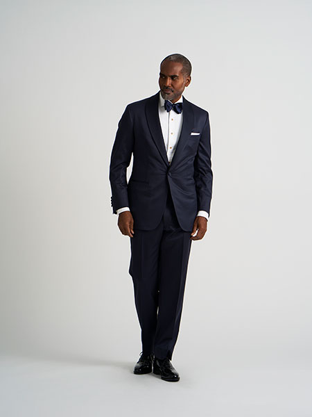 Shawl Collar Navy Tuxedo