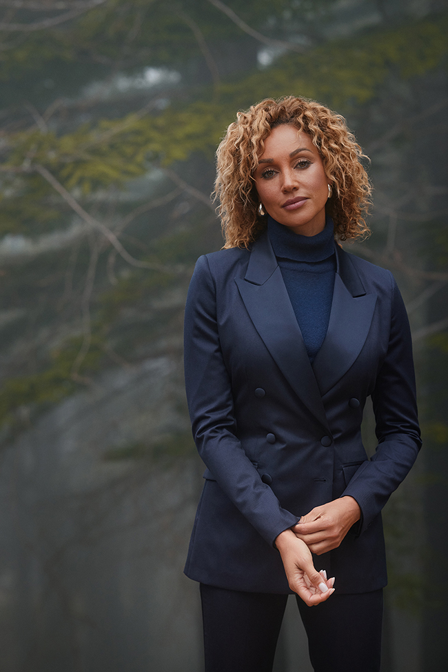 Formalwear Lookbook 2024                                                                                                                                                                                                                                  , Navy Blue Double-Breasted Tuxedo