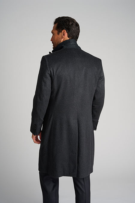 Mens Oxxford                                                                                                                                                                                                                                              , Charcoal Topcoat