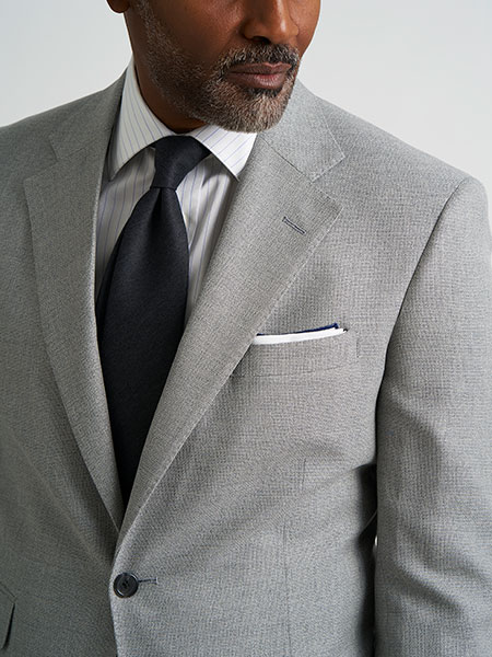 Light Gray Mesh Sportcoat