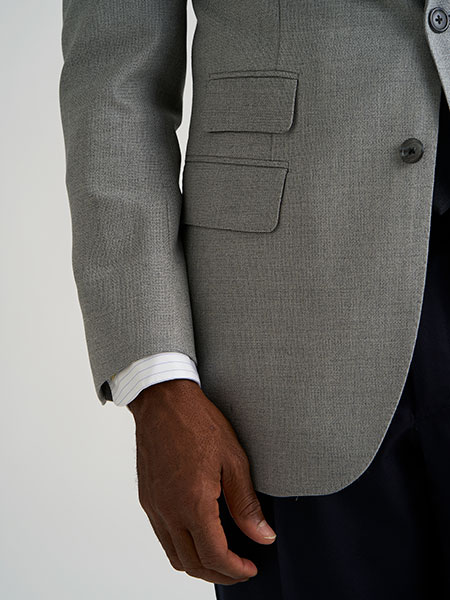 Light Gray Mesh Sportcoat