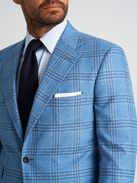 Light Blue Plaid Sportcoat