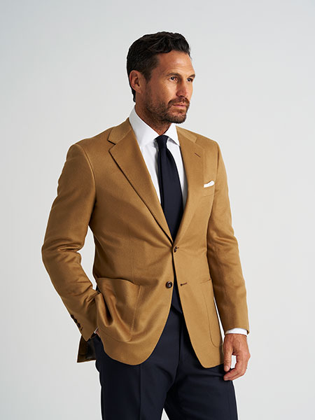 Camel Cashmere Blazer