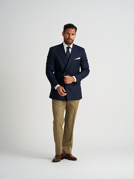 Men's Classics                                                                                                                                                                                                                                            , Double-Breasted Navy Sportcoat