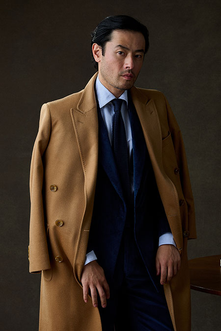Camel Rhamnusia Cashmere Top Coat