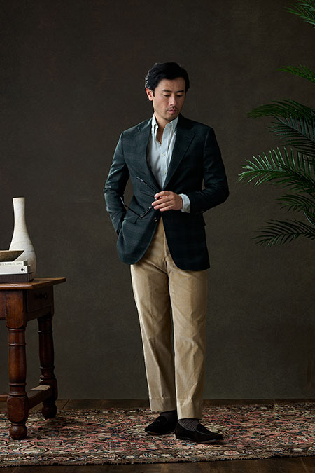 Fall/Winter 2025 Lookbook                                                                                                                                                                                                                                 , Green Plaid Sportcoat