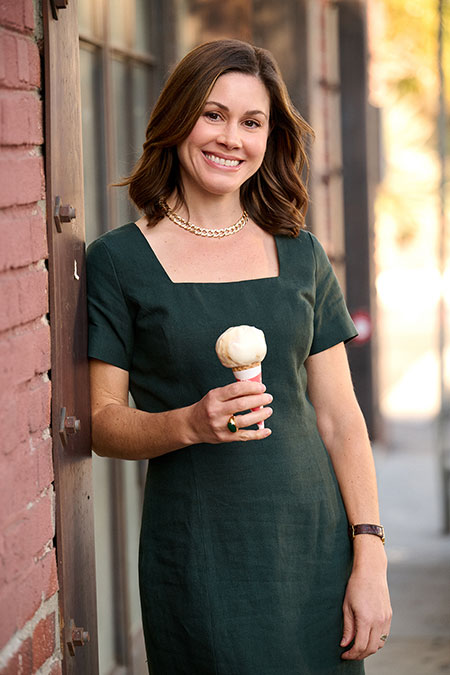 Dark Green Crushed Linen Dress