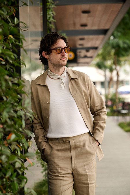 Khaki Overshirt Suit
