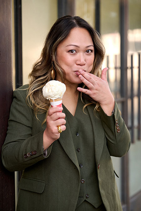 Forest Green Crushed Linen Vest