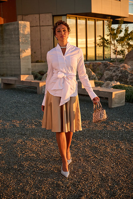 White Cocktail Shirt