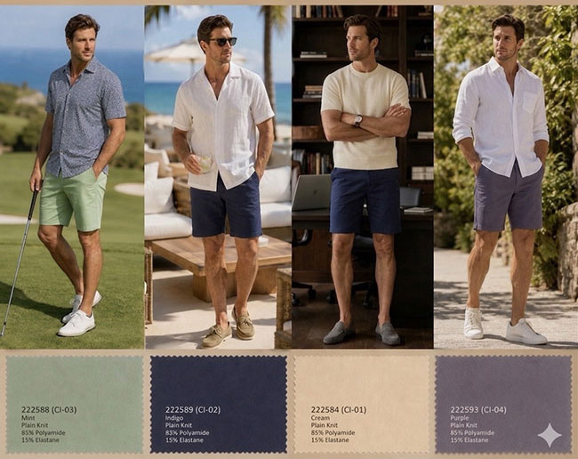 Omni-Stretch Knit Shorts