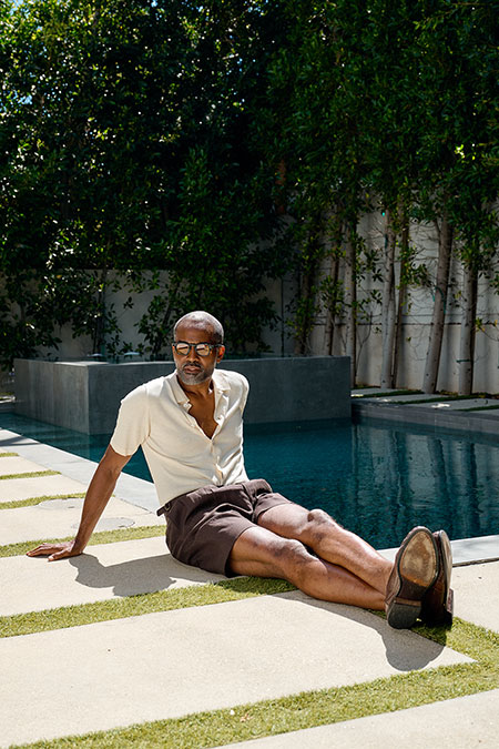 Chocolate Linen Shorts