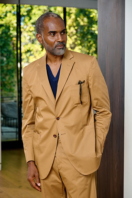 Camel Cotton Lounge Coat