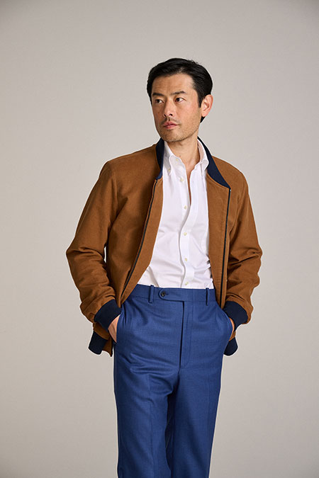 Vicuña Apollo Stretch Moleskin Bomber