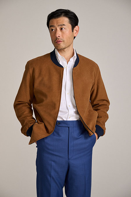 Vicuña Apollo Stretch Moleskin Bomber