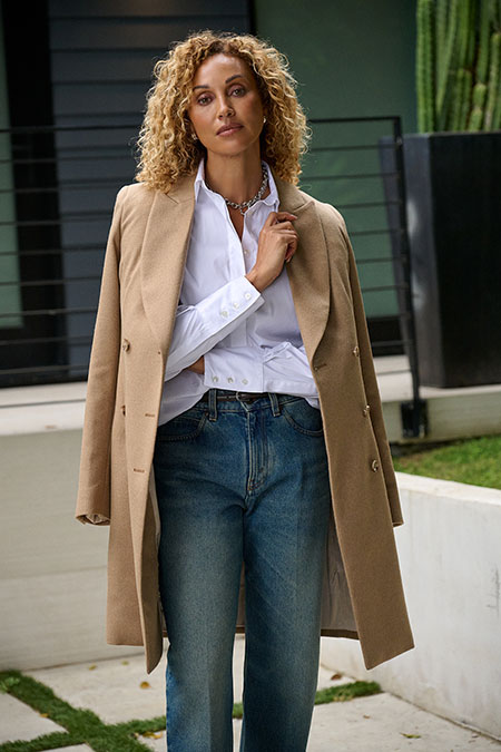 Camel Hair Stephanie Coat