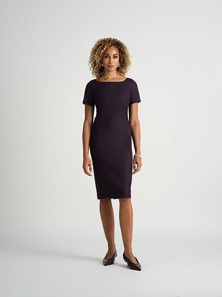 Raspberry Flannel Dress