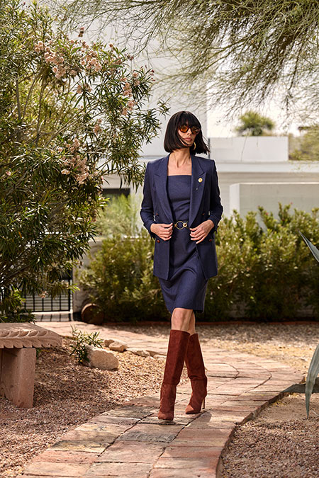 Royal Blue Donegal Jacket & Dress