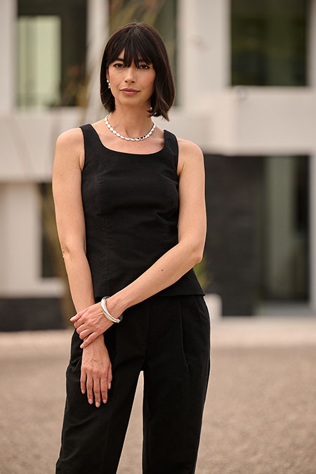 Black Moleskin Bodice