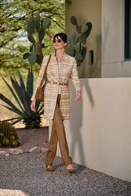 Brown Crepe Trousers