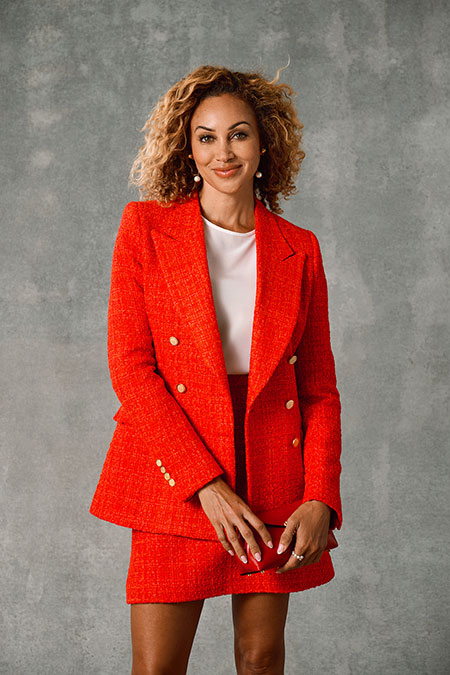 Red Tweed Suit - Holland & Sherry