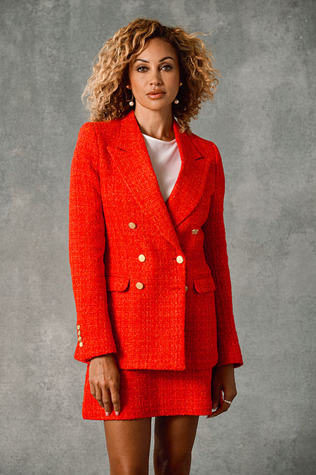 Red Tweed Suit - Holland & Sherry