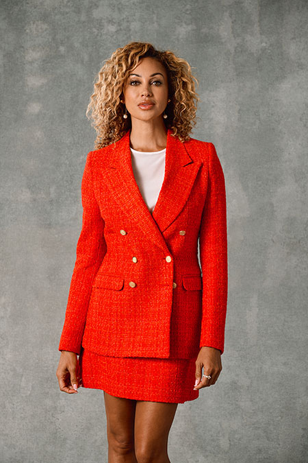 Red Tweed Suit - Holland & Sherry