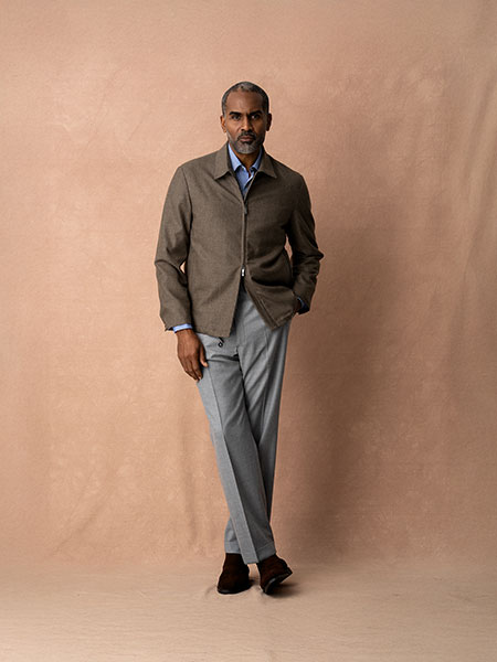 Tan Flannel Driver Jacket