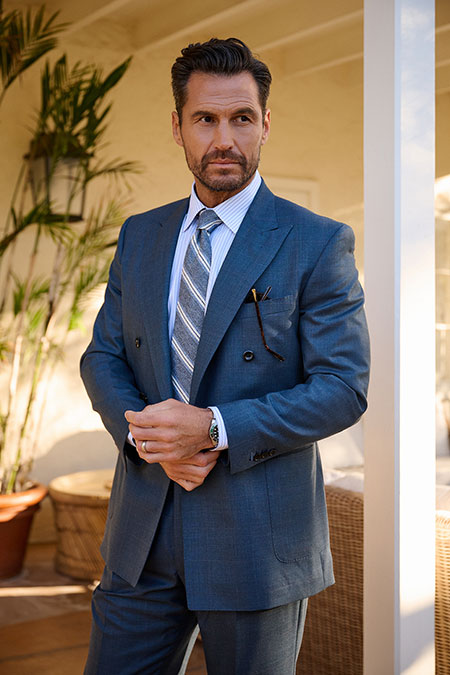 Jade Double Breasted Suit