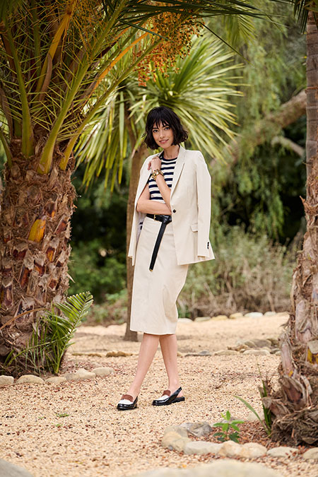 Light Tan Skirt Suit