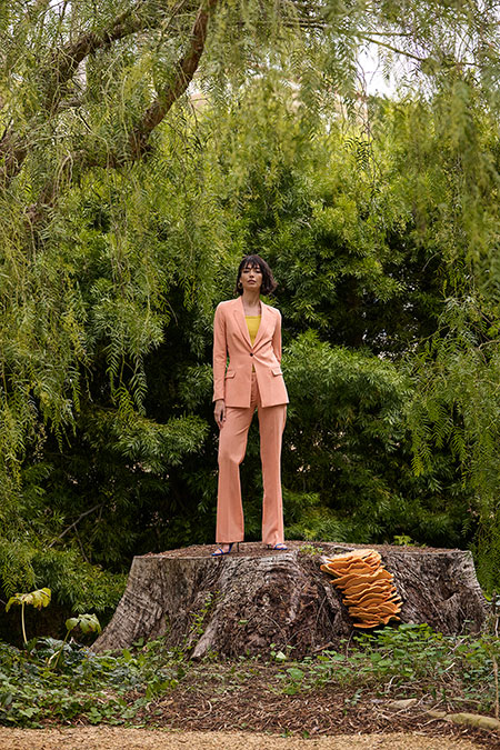 Peach Wool Suit