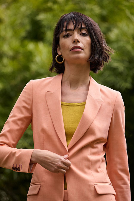 Yellow Short Sleeve Knit Tee