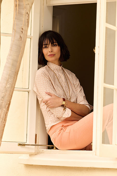 Spring Summer 26 Women's Lookbook                                                                                                                                                                                                                         , Peach Suit Holland & Sherry