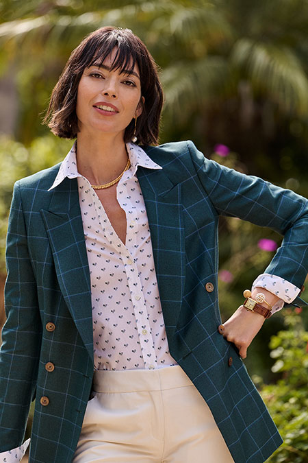 Emerald Windowpane Charlie Jacket