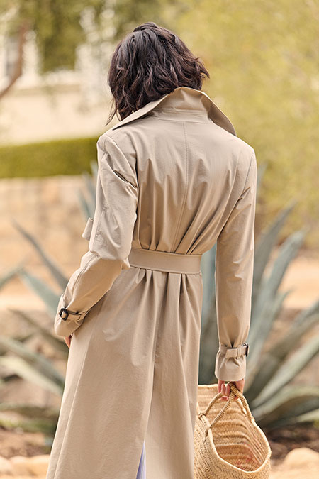 Stone Trench Coat