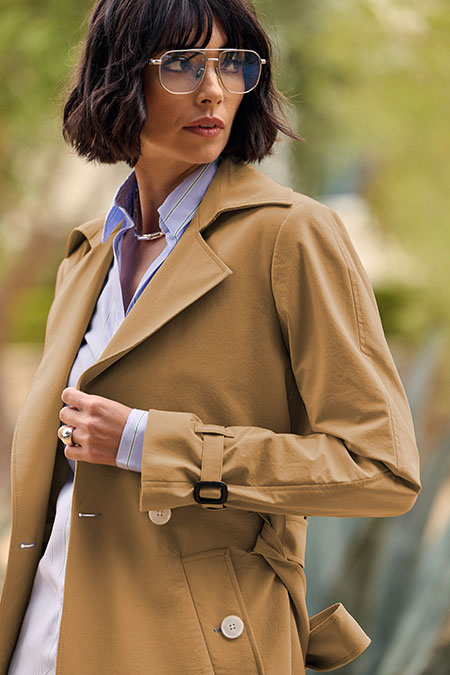 Tan Elsa Trench Coat