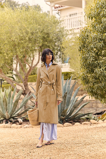 Tan Elsa Trench Coat