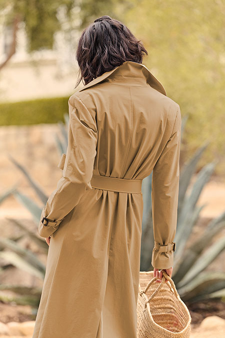 Tan Elsa Trench Coat