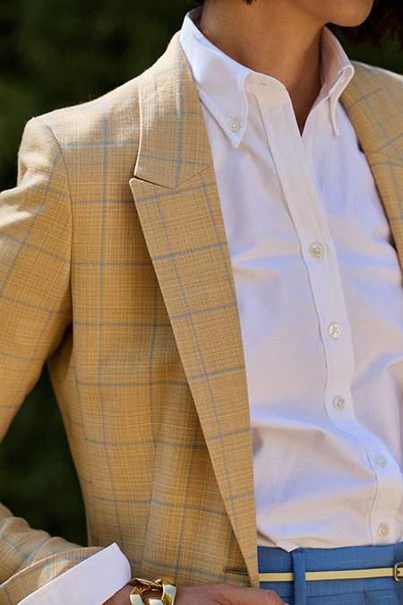 Spring Summer 26 Women's Lookbook                                                                                                                                                                                                                         , Light Blue Trousers