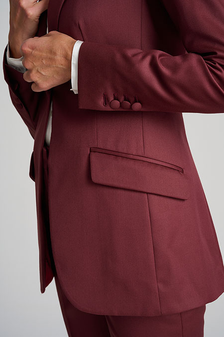 Maroon Solid Suit