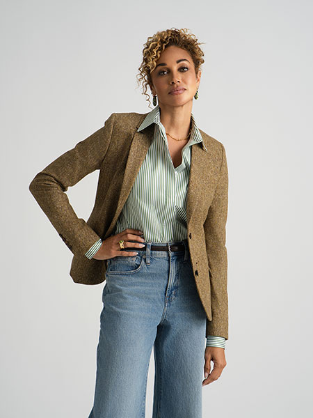 Fawn Donegal Jacket