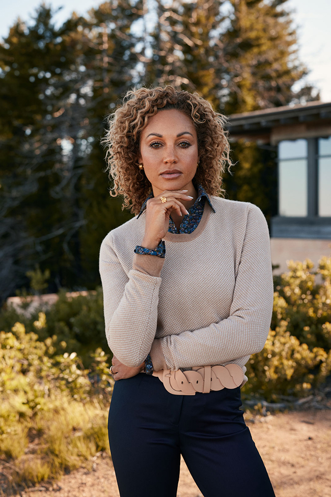 Light Tan Patterned Sweater