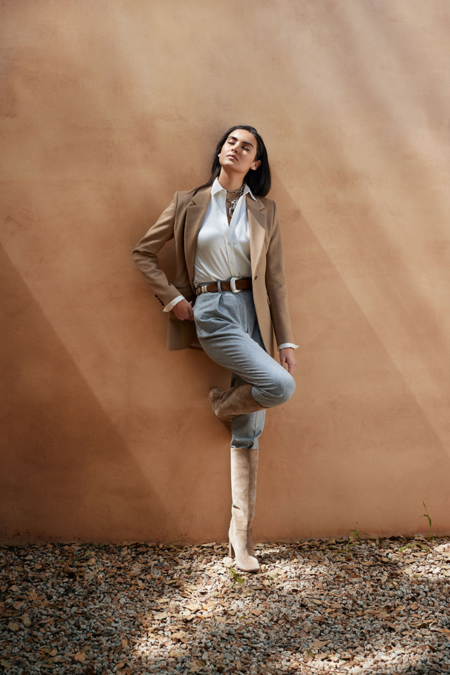 Light Gray Flannel Trouser