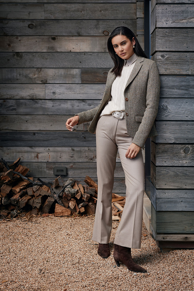 Tweed Herringbone Jacket