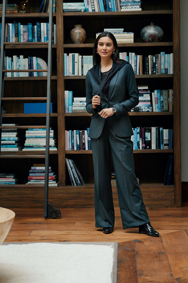 Green Houndstooth Suit