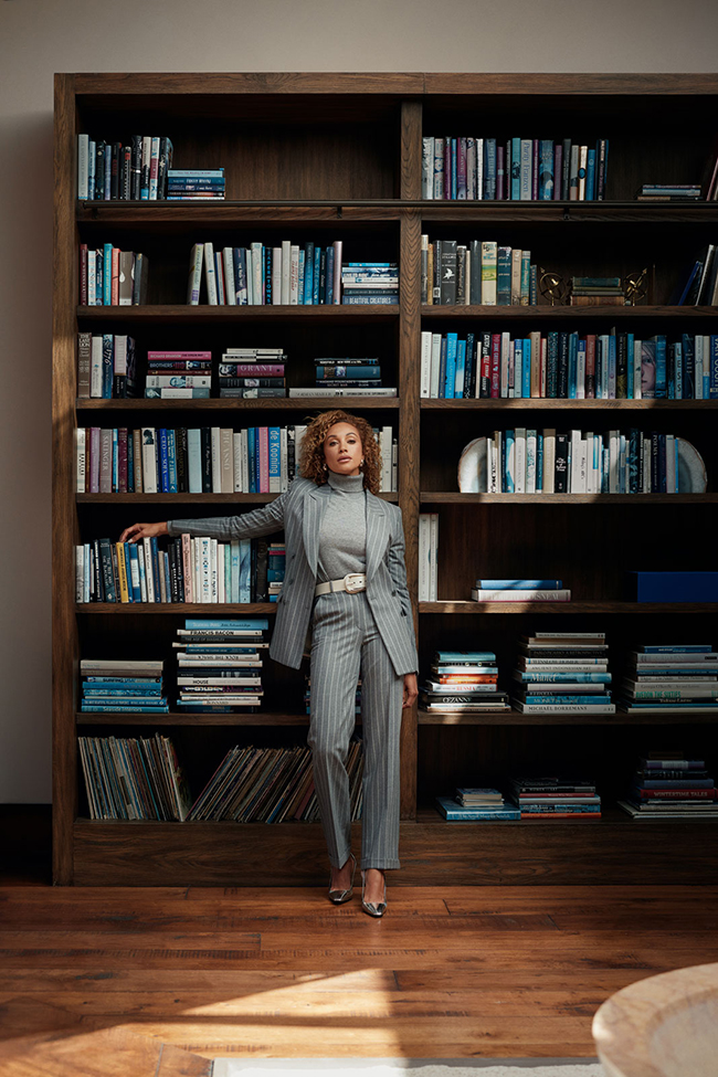 Light Gray Flannel Stripe Suit