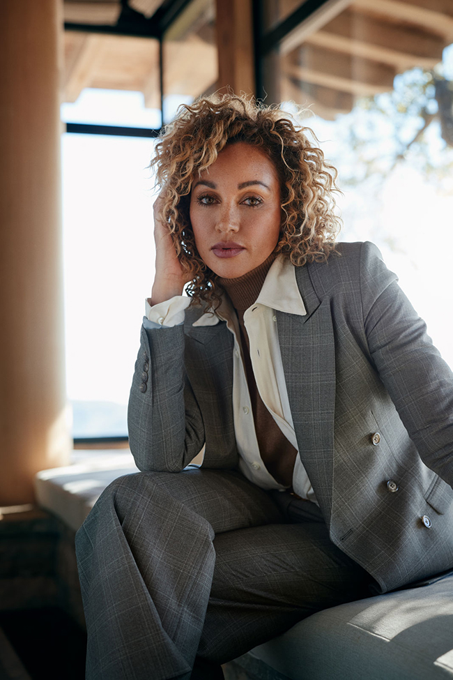 Tan Plaid Suit