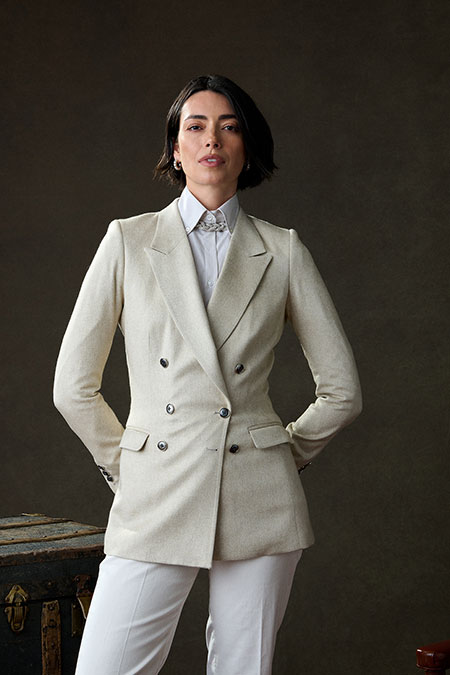 Light Tan Cashmere Blazer