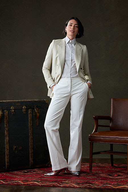 Tan Stripe Dress Shirt