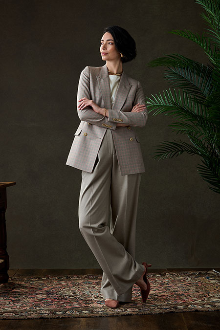 Light Tan Flannel Trousers